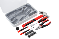 Ensemble de boîte à outils portable de 26 pièces, kit de réparation multifonction avec embouts en acier au carbone