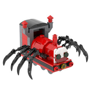 MOC Horror Game Choo-Choo Charles Building Block Toy Figure Monster Spider  Animal Charles Train Model