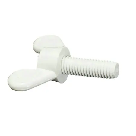 Plastic nylon6.6 Disc Screws Metric Plastic Insulated Bolts Hand-turned Butterfly Screws