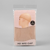 Bonnet de perruque en nylon ultra-fin, super élastique, haute transparence HD, accessoire pour extensions capillaires, emballage personnalisé tendance