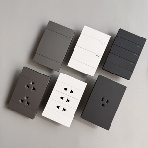Adaptateur double <span class=keywords><strong>prise</strong></span> <span class=keywords><strong>murale</strong></span> avec ports de charge <span class=keywords><strong>USB</strong></span> pour mobiles, norme européenne italienne AC100-250V 20A - Product Image 4