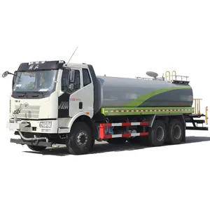 6x4 FAW J6 20CBM شاحنة رش المياه مع محرك ديزل Dachai 280hp