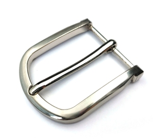 <span class=keywords><strong>Boucle</strong></span> de ceinture en métal sur mesure 35 mm, logo argent brossé, pour homme élégant et femme raffinée - Product Image 2