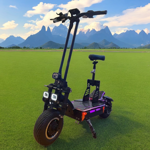Dual Motor 120km Long Range Electric Scooter 72V 50Ah 18 Mosfet 72v 60A Controller Powerful Adult Scooter with Central Screen - Product Image 1