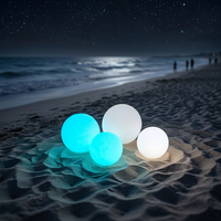 Lumière de pelouse ronde multicolore à télécommande, indice de protection IP54, étanche, pour extérieur, éclairage d'ambiance pour aménagement paysager