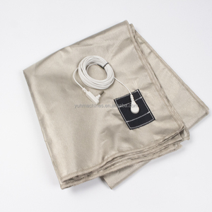 Tapis de mise à la terre en nickel-cuivre anti-ondes électromagnétiques 1,0 m <span class=keywords><strong>x</strong></span> 1,0 m 250TC toutes saisons pour un sommeil plus profond et moins de stress - BLOQUE les EMF - Product Image 4