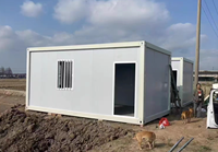 Conteneur d'expédition en acier portable moderne de 40 pieds pour la maison, entrepôt extérieur, atelier, chambre à coucher, immeuble de bureaux