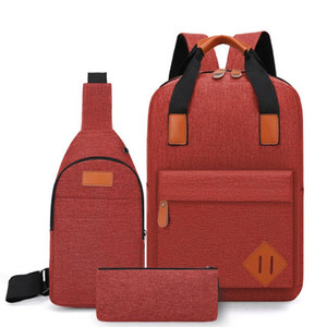 La <span class=keywords><strong>borsa</strong></span> da scuola a spalla impermeabile da viaggio durevole college university <span class=keywords><strong>per</strong></span> uomo imposta lo zaino <span class=keywords><strong>per</strong></span> laptop 3 in 1 - Product Image 4