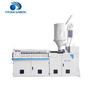 FAYGO UNION Jiangsu Alta eficiência Single Screw Extrusora Linha de extrusão Plástico HDPE PE PE ABS Pipe Making Machines single lay