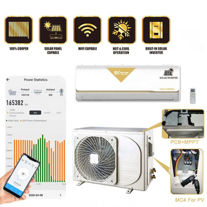 เครื่องปรับอากาศพลังงานแสงอาทิตย์แบบออฟกริด 9000btu 12000btu 18000btu 24000btu ใช้แบตเตอรี่ 48V สำหรับบ้าน รุ่น DGA1-DC48V-09/12/18/24K Sol - Product Image 4