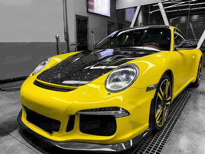 Cofano per auto in fibra di carbonio forgiata GT2 RS di alta qualità per 2005-2011 <span class=keywords><strong>Porsche</strong></span> <span class=keywords><strong>911</strong></span> 997 copertura parti di automobili modificato aggiornato - Product Image 3