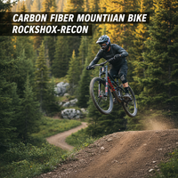 Bicicleta de Montaña de Carbono de Alto Módulo con Eje Pasante Boost, Amortiguador Trasero de Aire, Neumáticos Maxxis, Servicio de Pintura Personalizada para Carreras de Montaña Amateur
