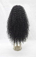 Nouveautés Vente en Gros Perruques Queue de Cheval pour Femmes Noires, Fausses Queues de Cheval Torsadées Bohémiennes Frisées Crépues à Cordon, Cheveux Synthétiques