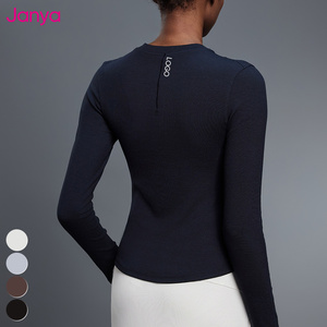 T-<span class=keywords><strong>shirt</strong></span> de <span class=keywords><strong>sport</strong></span> pour <span class=keywords><strong>femme</strong></span> Janya, col Henley, décontracté, pour la salle de <span class=keywords><strong>sport</strong></span>, fermeture à boutons, confortable, modal, manches longues, yoga, <span class=keywords><strong>sport</strong></span> - Product Image 3