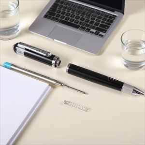 Custom <b>Light</b> Luxury Metal Ballpoint Pen 0.7mm Customizable Logo Novelty Gift Pen for Business Use Multi-Colored Ink - Product Image 4