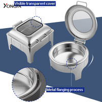 Chafing Dishes en acier inoxydable Buffet Réchauffeur de nourriture Chafing Dish Buffet Set Chafing Dish Luxury