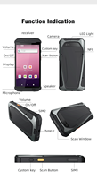 Android 13 Terminal industriel portable antidéflagrant Collecteur de données 1D 2D Barcode Scanner PDA avec UHF/125k/433mHZ FDX HDX