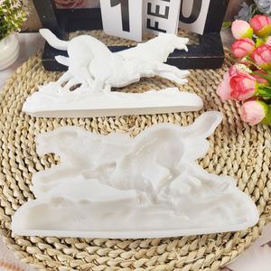 Molde de silicona X0006 ecológico de alta calidad, fácil de usar, pequeño corazón, Lobo ovalado, molde de yeso personalizado para PC para barra de jabón, árbol - Product Image 3