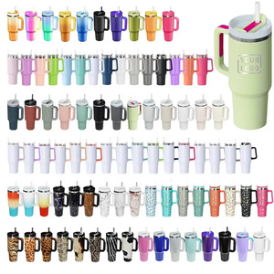 GZYSL Customizable 40oz Stainless Steel Insulated Tumblers Chocolate Milk <strong>Cowprint</strong> Crystal Cup Rhinestone Bling Direct Factory - Product Image 2