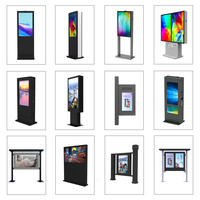 Pantalla LED de 43/55 Pulgadas para Exteriores, 2500 Nits de Alto Brillo, Resistente al Agua IP65, Legible Bajo la Luz Solar, Iluminación Directa, 120Hz