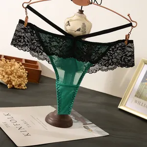 2022 hot wholesale ladies underwear panties transparent underwear thongs and g string