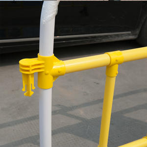 Barriera di sicurezza stradale in metallo barricate di controllo temporaneo della folla barriera di traffico portatile - Product Image 3