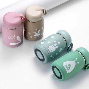 Botol Termos Mini 320ml Lucu, Mug Termal Portabel, Cangkir Isolasi Stainless Steel, Botol Air Vakum untuk Anak Perempuan - Product Image 2