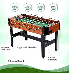 <span class=keywords><strong>Mini</strong></span> 4-Fuß-Tischfußball mit Roten & Blauen Fußballspielern für Kinder Indoor <span class=keywords><strong>Kicker</strong></span> Fußballspiel - Product Image 4