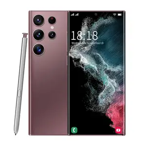 S24 ultra 5G ponsel 64GB kualitas tinggi, ponsel pintar Android untuk bermain game murah baru 2024