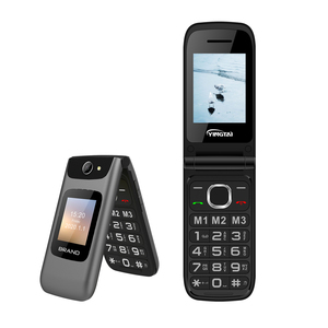 Điện thoại lật 4G 2.4/1.77 ''điện thoại di động với nút SOS, <span class=keywords><strong>menu</strong></span> dễ dàng và phông chữ lớn nút lật điện thoại cũ - Product Image 4