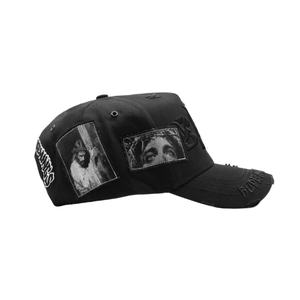 Casquettes de baseball sportives en daim avec lettres Dobby, patchwork religieux 'Rude Awakenings', style Sombrero G5, Rude Hats, Halloween - Product Image 3