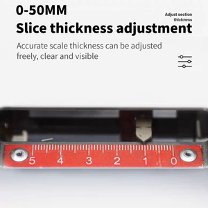 Chất Lượng Cao Có Thể Điều Chỉnh Điện Bánh Mì Slicer Máy Tự Động Thiết Bị Nướng Bánh Cho Bánh Mì Nướng Cắt 220V Cho Các Loại Hạt Ngô Sữa Bột - Product Image 4