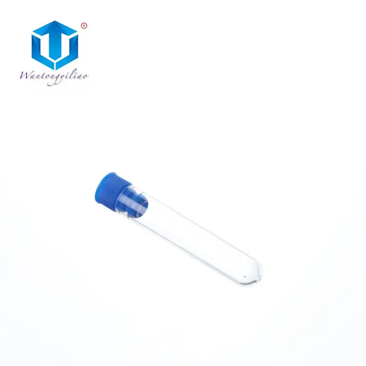 Pp ps медицинская пластиковая Пробирка для измерения крови с пробкой