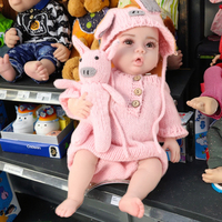 2025 New Style Realistic Reborn Neugeborene Puppen Kit Großhandel 55cm Baby Zwillinge & Mini Life Rag Puppen Gummi & PVC Teile