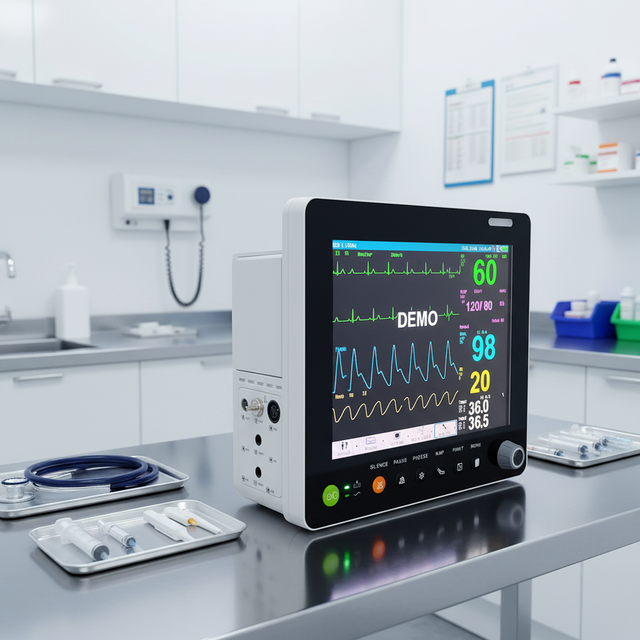 Sunbright SUN-603S VET Portable Medical Equipment ICU Multiparameter Veterinary Patient Monitor Smart Vital Signs Monitor CE