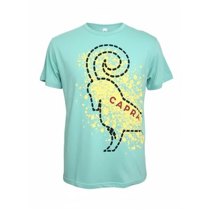 Camiseta de manga corta y cuello redondo, hecha de tela TC n.º 34S/J, 150-160 g/m², en color negro, con un diseño estampado en la parte delantera. - Product Image 1