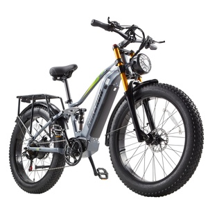 Bicicleta Eléctrica de Montaña de 7 Velocidades, Doble Suspensión, Frenos Hidráulicos, Gran Autonomía, BURCHDA RX80 48V20AH, Stock Europeo - Product Image 3