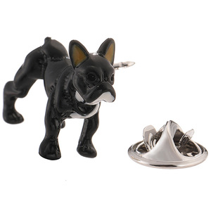 Groothandel broche dier bij hond schildpad koper creatief nieuwigheid revers speld eenvoudige kraagspeld voor mannen - Product Image 3