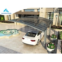 Couverture d'abri mobile, carrosserie intelligente temporaire d'hiver, manuel, Carport Simple, Tube carré, Double voiture, Garage