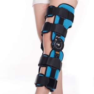 Penyangga Lutut Pasca Operasi dengan Dukungan Ligamen & Splint Tetap untuk Rehabilitasi - Product Image 1