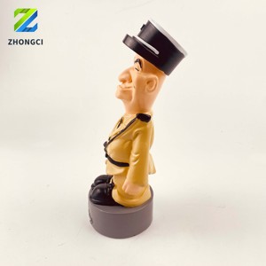 Figurine Agent <span class=keywords><strong>Dupont</strong></span> de « Les Aventures de Tintin », en résine écologique non toxique, figurine de collection artisanale entièrement personnalisable - Product Image 3