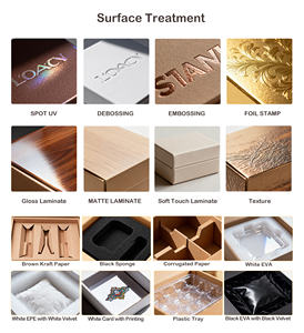 Boîte en carton alimentaire biodégradable personnalisée, finition mate douce au toucher, gaufrage, emballage - Product Image 5