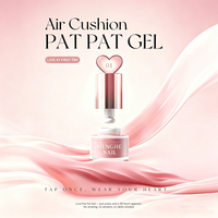 Kit de gel pour ongles MengHE 24 couleurs Air Cushion Pat Pat, gel UV doux, dégradé pastel macaron, gel de coloration rapide One Tap