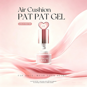 Kit de gel pour ongles MengHE 24 couleurs Air Cushion Pat Pat, gel UV doux, dégradé pastel macaron, gel de coloration rapide One Tap - Product Image 5