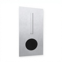 Boîte aux lettres moderne autoportante antivol en acier inoxydable de petite taille pour extérieur avec serrure, idéale pour les murs en briques en Australie