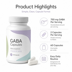 Complément de sommeil végétalien biologique de haute qualité à l'extrait de thé vert et de myrtille, L-théanine, capsules de GABA liposomales pour la mémoire - Product Image 3