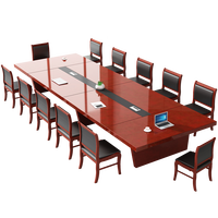 Ensemble de chaises de table de conférence modernes et luxueuses XTHYZ-007 bureau de direction pour salle de conférence en panneau de mélamine durable