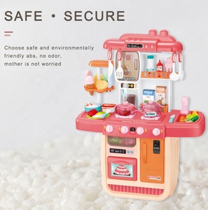 Samtoy-pulverizador de niebla con música, juego de cocina con función de agua ligera, helado, juego de simulación, juguetes de cocina preescolares con cambio de Color y comida - Product Image 2