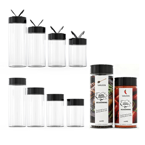 <span class=keywords><strong>2025</strong></span> Thiết Kế Mới Nhựa Tùy Chỉnh 120Ml 150Ml 200Ml 250Ml Gia Vị <span class=keywords><strong>Jar</strong></span> Với Bướm Lật Top Cap Chấp Nhận In Ấn Logo - Product Image 5