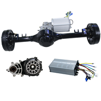 Moteur électrique différentiel de voiture électrique kit complet moteur 48v bldc pour tricycles motorisés